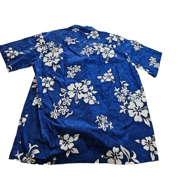 Pacific Legend Men's Hawaiian Floral Breckenridge Short Sleeve Shirt Size Large - Picture 2 of 7